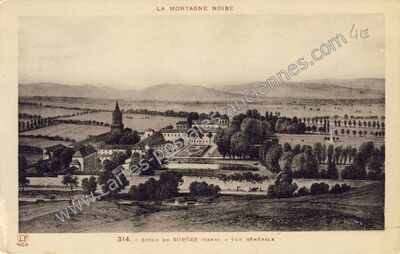 Carte postale ancienne LA MONTAGNE NOIRE — Sorèze (Tarn)