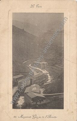 Carte postale ancienne Gorges de l'Arnette — Mazamet (Tarn)