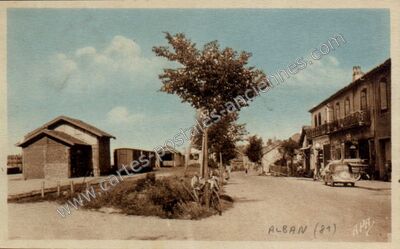Carte postale ancienne Alban — Alban (Tarn)