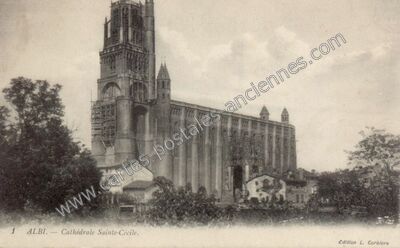 Carte postale ancienne Cathedrale d'Albi — Albi (Tarn)