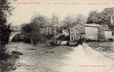 Carte postale ancienne Saint-Lieux-Lafenasse
