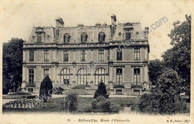 Carte postale ancienne Musée d'Emonville — Abbeville (Somme)