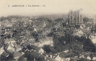 Carte postale ancienne Vue Générale — Abbeville (Somme)