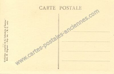 Carte postale ancienne Arriere E Regnaut — Amiens (Somme)