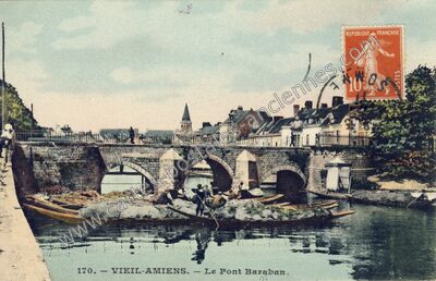 Carte postale ancienne Vieil Amiens — Amiens (Somme)