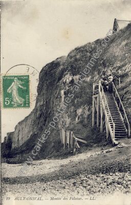 Carte postale ancienne Ault Onival — Ault (Somme)