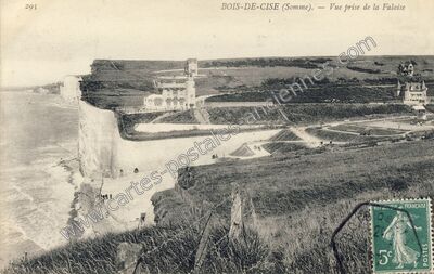 Carte postale ancienne Bois de Cise — Ault (Somme)
