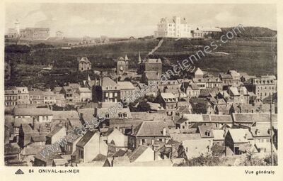 Carte postale ancienne Onival sur Mer — Ault (Somme)