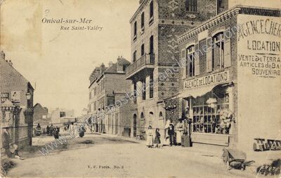 Carte postale ancienne Onival sur Mer — Ault (Somme)