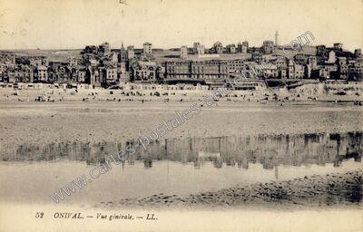 Carte postale ancienne Onival — Ault (Somme)