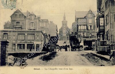 Carte postale ancienne Onival — Ault (Somme)