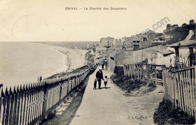 Carte postale ancienne Onival — Ault (Somme)