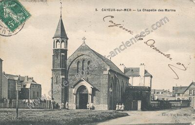Carte postale ancienne La Chapelle des Marins — Cayeux-sur-Mer (Somme)