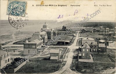 Carte postale ancienne Panorama — Cayeux-sur-Mer (Somme)
