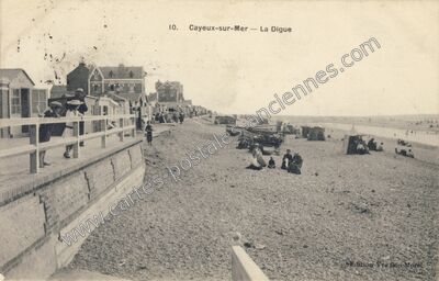 Carte postale ancienne La Digue — Cayeux-sur-Mer (Somme)