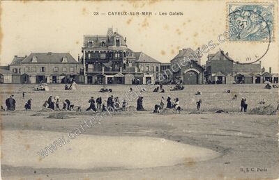 Carte postale ancienne Les Galets — Cayeux-sur-Mer (Somme)