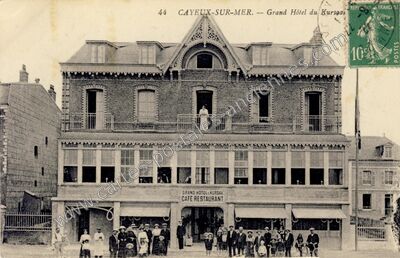 Carte postale ancienne Grand Hôtel du Kursaal — Cayeux-sur-Mer (Somme)