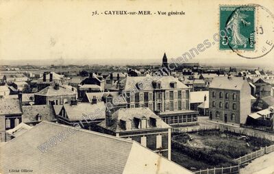 Carte postale ancienne Vue générale — Cayeux-sur-Mer (Somme)