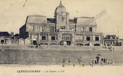 Carte postale ancienne Le Casino — Cayeux-sur-Mer (Somme)