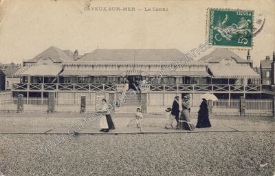 Carte postale ancienne Le Casino — Cayeux-sur-Mer (Somme)