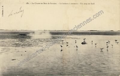 Carte postale ancienne Baie de Somme — Le Crotoy (Somme)