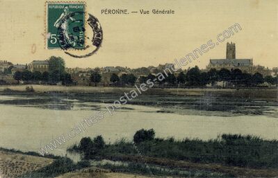 Carte postale ancienne Péronne