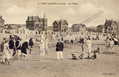 Carte postale ancienne La Plage — Fort-Mahon-Plage (Somme)