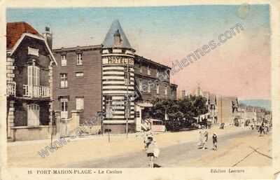Carte postale ancienne Le Casino — Fort-Mahon-Plage (Somme)