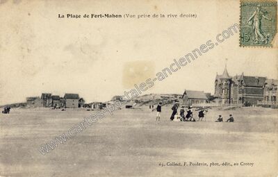 Carte postale ancienne La Plage de Fort-Mahon — Fort-Mahon-Plage (Somme)