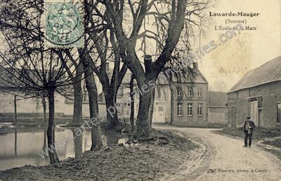 Carte postale ancienne Lawarde Mauger — Lawarde-Mauger-l'Hortoy (Somme)