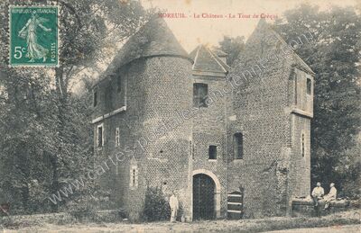 Carte postale ancienne Chateau de Moreuil — Moreuil (Somme)