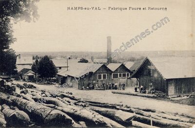 Carte postale ancienne Namps au Val — Namps-Maisnil (Somme)