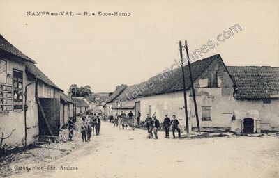 Carte postale ancienne Namps au Val — Namps-Maisnil (Somme)