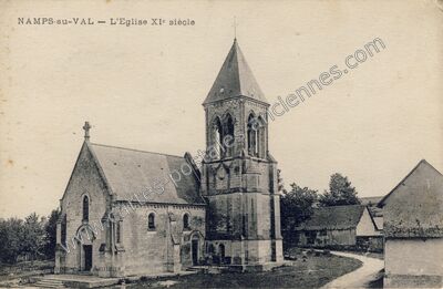 Carte postale ancienne Namps au Val — Namps-Maisnil (Somme)
