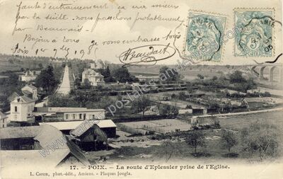 Carte postale ancienne Poix — Poix-de-Picardie (Somme)