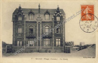 Carte postale ancienne Quend Plage — Quend (Somme)