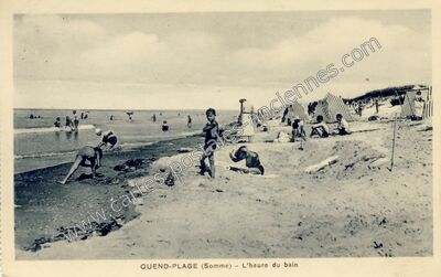 Carte postale ancienne Quend Plage — Quend (Somme)