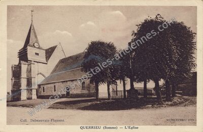 Carte postale ancienne Querrieu