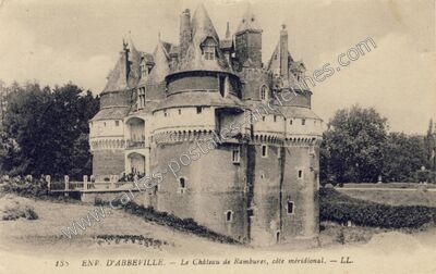 Carte postale ancienne Chateau de Rambures — Rambures (Somme)