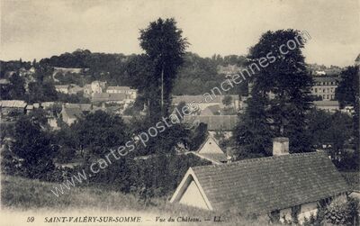 Carte postale ancienne Vue du Château — Saint-Valery-sur-Somme (Somme)