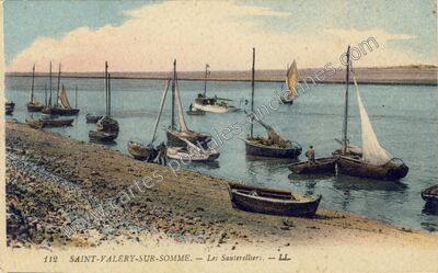 Carte postale ancienne Les Sauterelliers — Saint-Valery-sur-Somme (Somme)