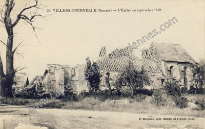 Carte postale ancienne Villers-Tournelle