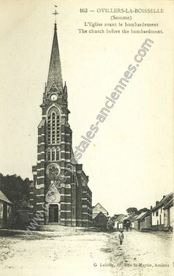 Carte postale ancienne Ovillers-la-Boisselle