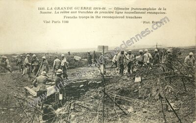 Carte postale ancienne Guerre de 1914 16 — Non Localisée (Somme)