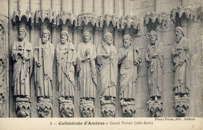 Carte postale ancienne Cathedrale d'Amiens — Amiens (Somme)