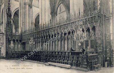 Carte postale ancienne Cathedrale d'Amiens — Amiens (Somme)