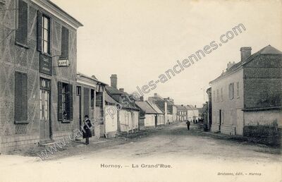 Carte postale ancienne Hornoy — Hornoy-le-Bourg (Somme)