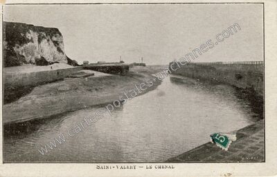Carte postale ancienne St Vallery — Saint-Valery-sur-Somme (Somme)