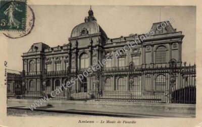 Carte postale ancienne Le Musée de Picardie — Amiens (Somme)