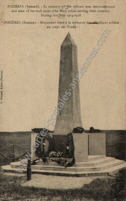Carte postale ancienne Pozières